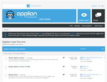 Tablet Screenshot of forum.applian.com